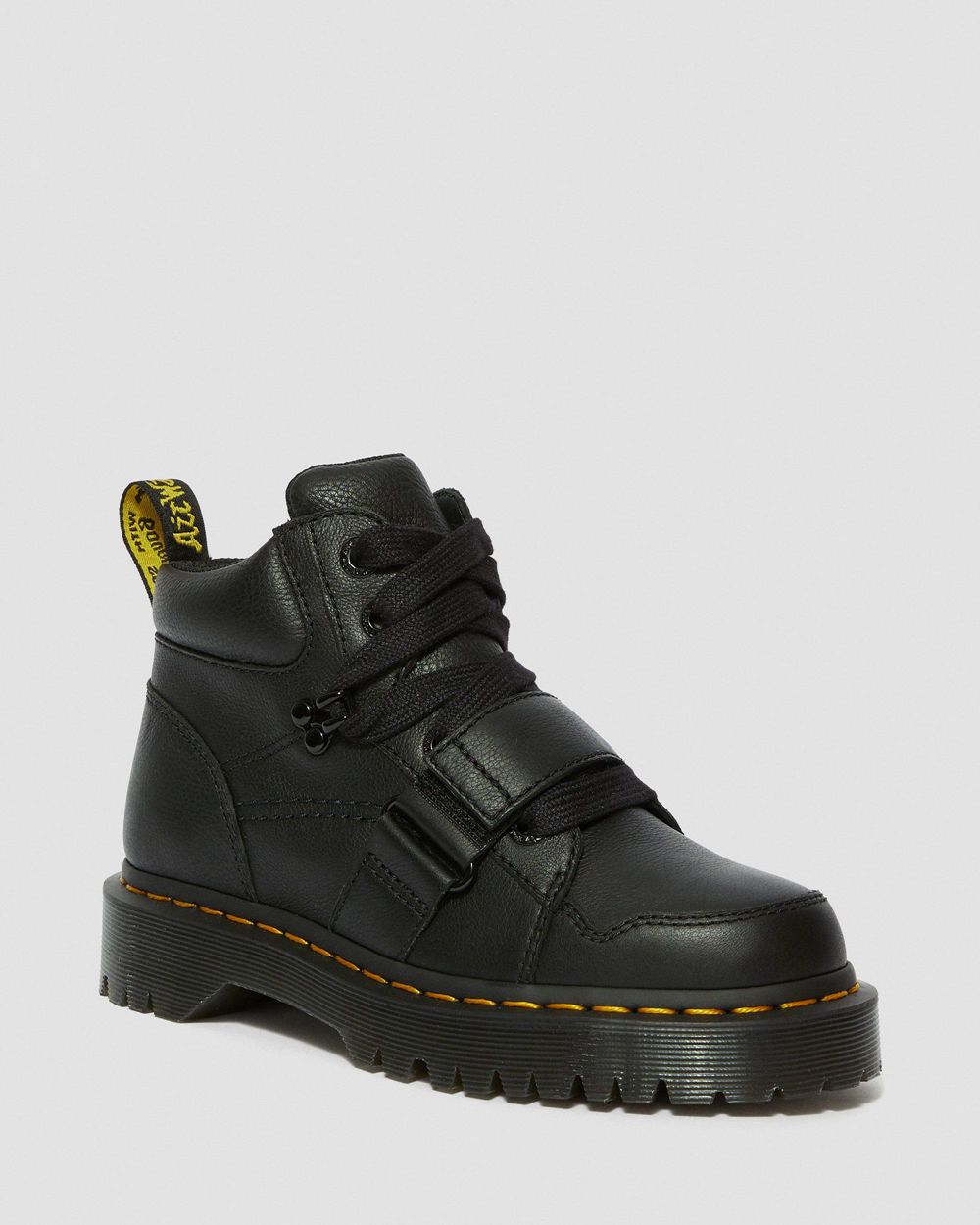 Dr Martens Zuma Ii Kožené Chunky Topánky Damske ( Čierne ) SK 265-IQVGDY